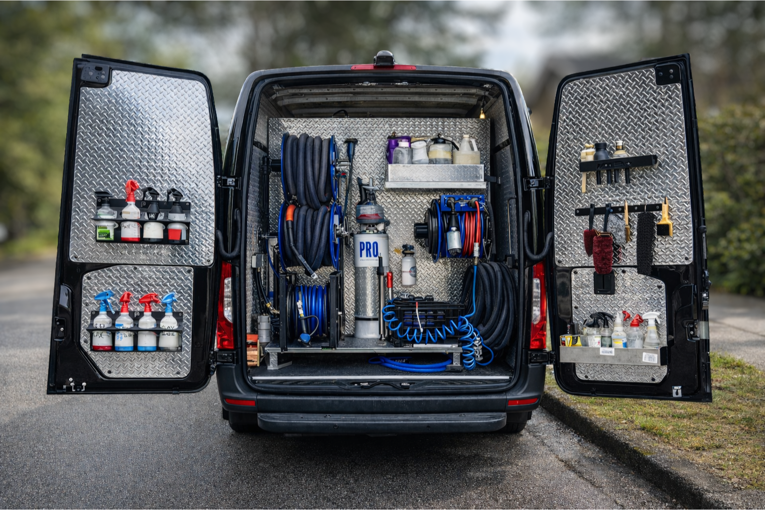 Deluxe Detailing Vancouver Mobile Setup